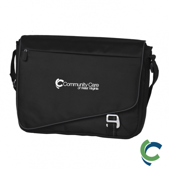 "COMMUNITY CARE OF WV" EMBROIDERED MESSENGER BAG