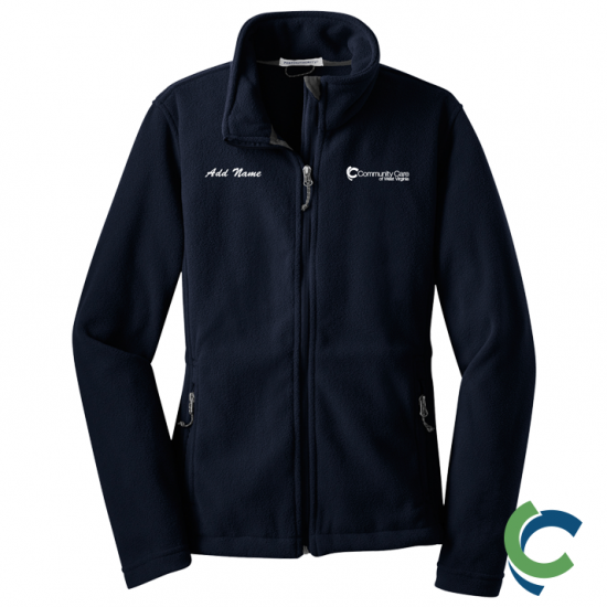 "COMMUNITY CARE OF WV" EMBROIDERED LADIES FLEECE JACKET