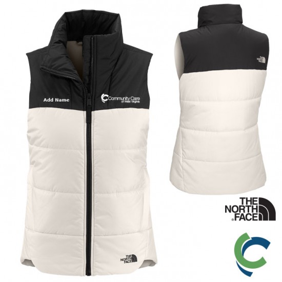 "COMMUNITY CARE OF WV" The North Face® Women's Everyday Insulated Vest - Vintage White - EMBROIDERED