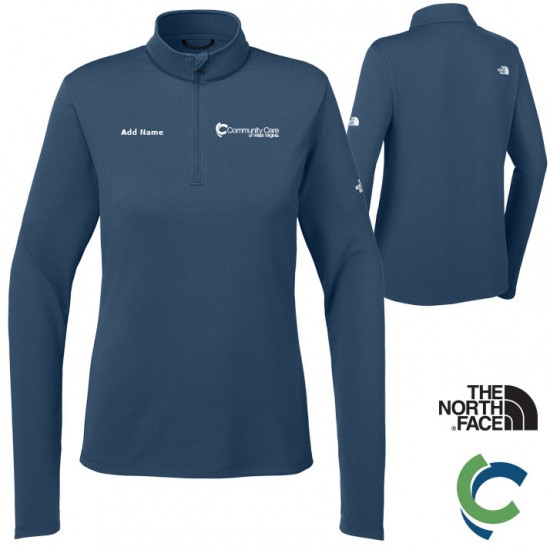 "COMMUNITY CARE OF WV" The North Face® Women’s Ambition 1/4-Zip - Shady Blue - EMBROIDERED