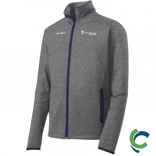 "COMMUNITY CARE OF WV" EMBROIDERED STRETCH FULL ZIP JACKET
