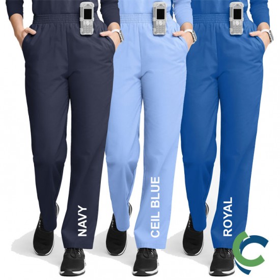 "OPTIONS FOR PROVIDERS" Butter-Soft Originals Women's 2-Pocket High Waist Straight Leg Scrub Pants