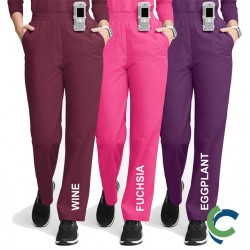 "OPTIONS FOR RECEPTION/NAVIGATION & PHARMACY TECHS" Butter-Soft Originals Women's 2-Pocket High Waist Straight Leg Scrub Pants