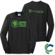 "CEREBRAL PALSY AWARENESS - CCWV" PRINTED BLACK LONG SLEEVE TSHIRT