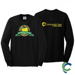 "GOLDEN DELICIOUS FESTIVAL - CCWV" PRINTED BLACK LONG SLEEVE TSHIRT