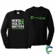 "MENTAL HEALTH AWARENESS - CCWV" PRINTED BLACK LONG SLEEVE TSHIRT