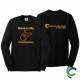 "CARRY NALOXONE - CCWV" PRINTED BLACK LONG SLEEVE TSHIRT