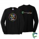 "SCHOOL BASED HEALTH TEAM - CCWV" PRINTED BLACK LONG SLEEVE TSHIRT