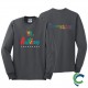 "AUTISM AWARENESS - CCWV" PRINTED CHARCOAL LONG SLEEVE TSHIRT