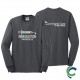 "IMMUNIZATION AWARENESS - CCWV" PRINTED CHARCOAL LONG SLEEVE TSHIRT