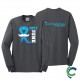 "MEN'S HEALTH - CCWV" PRINTED CHARCOAL LONG SLEEVE TSHIRT