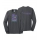 "SUICIDE PREVENTION AWARENESS - CCWV" PRINTED CHARCOAL LONG SLEEVE TSHIRT