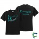 "ADDICTION AWARENESS - CCWV" PRINTED BLACK TSHIRT