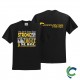 "CHILDHOOD CANCER AWARENESS - CCWV" PRINTED BLACK TSHIRT