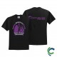 "CYSTIC FIBROSIS AWARENESS - CCWV" PRINTED BLACK TSHIRT