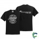 "DENTAL - CCWV" PRINTED BLACK TSHIRT