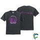 "CYSTIC FIBROSIS AWARENESS - CCWV" PRINTED CHARCOAL TSHIRT