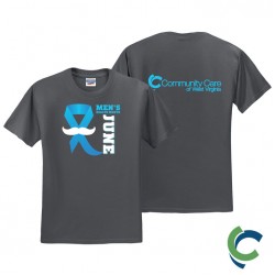 "MEN'S HEALTH - CCWV" PRINTED CHARCOAL TSHIRT
