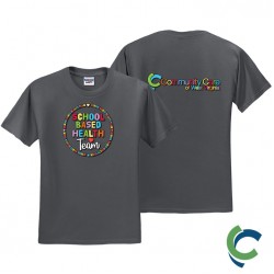 "SCHOOL BASED HEALTH TEAM - CCWV" PRINTED BLACK TSHIRT 
