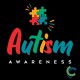 "AUTISM AWARENESS - CCWV" PRINTED BLACK TSHIRT