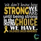 "CHILDHOOD CANCER AWARENESS - CCWV" PRINTED CHARCOAL LONG SLEEVE TSHIRT