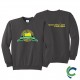 "GOLDEN DELICIOUS FESTIVAL - CCWV" PRINTED CHARCOAL CREW NECK SWEATSHIRT
