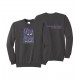 "SUICIDE PREVENTION AWARENESS - CCWV" PRINTED CHARCOAL CREW NECK SWEATSHIRT