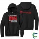 "HEART HEALTH AWARENESS - CCWV" PRINTED BLACK HOODED SWEATSHIRT