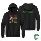 "SANTA'S FAVORITE - CCWV" PRINTED HOODED SWEATSHIRT