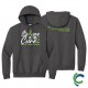 "MUSCULAR DYSTROPHY AWARENESS - CCWV" PRINTED CHARCOAL HOODED SWEATSHIRT