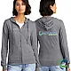 "COMMUNITY CARE OF WV" PRINTED District ® Women’s Fitted Jersey Full-Zip Hoodie