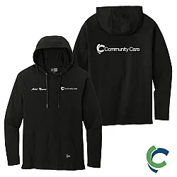 "COMMUNITY CARE OF WV" PRINTED New Era® Tri-Blend Hoodie