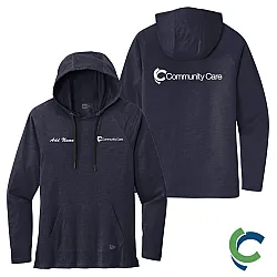 "COMMUNITY CARE OF WV" PRINTED New Era® Tri-Blend Hoodie