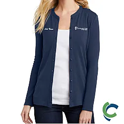 "COMMUNITY CARE OF WV" Port Authority® Ladies Concept Stretch Button-Front Cardigan