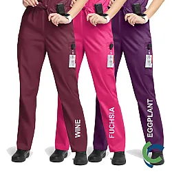 "OPTIONS FOR RECEPTION/NAVIGATION & PHARMACY TECHS" Butter-Soft Originals Unisex 4-Pocket Drawstring Relaxed Straight Leg Scrub Pants - Short