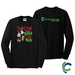 "SANTA'S FAVORITE - CCWV" PRINTED LONG SLEEVE TSHIRT