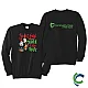 "SANTA'S FAVORITE - CCWV" PRINTED CREW NECK SWEATSHIRT