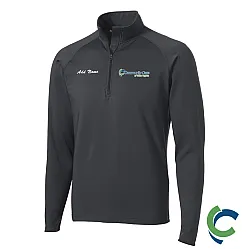 "COMMUNITY CARE OF WV" EMBROIDERED STRETCH HALF ZIP JACKET