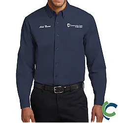 "COMMUNITY CARE OF WV" EMBROIDERED LONG SLEEVE BUTTON UP