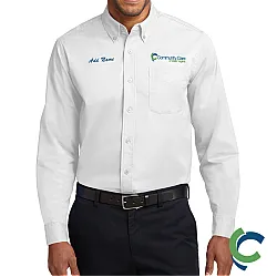 "COMMUNITY CARE OF WV" EMBROIDERED LONG SLEEVE BUTTON UP