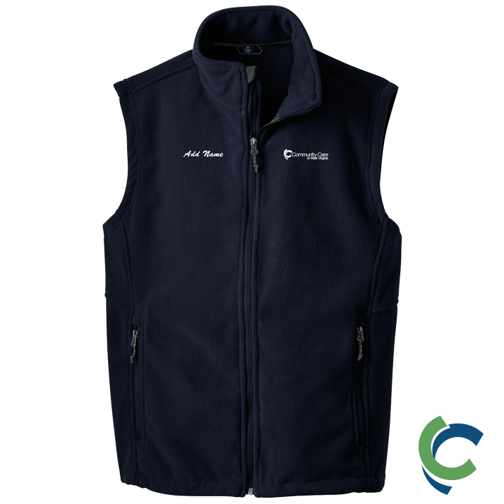 "COMMUNITY CARE OF WV" EMBROIDERED FLEECE VEST