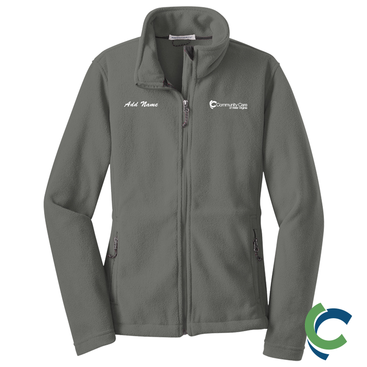 "COMMUNITY CARE OF WV" EMBROIDERED LADIES FLEECE JACKET