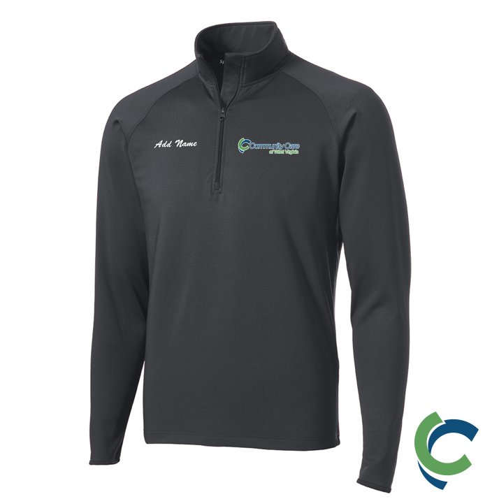 "COMMUNITY CARE OF WV" EMBROIDERED STRETCH HALF ZIP JACKET