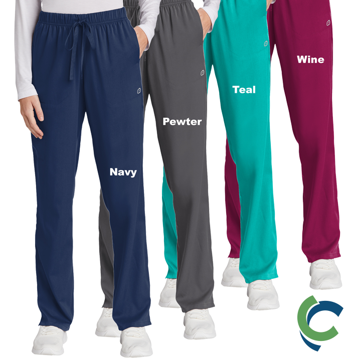 "COMMUNITY CARE OF WV" LADIES CARGO SCRUB PANTS